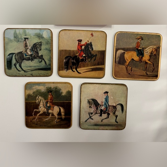 Pimpernel Other - Vintage Pimpernel Equestrian Themed Coasters Set